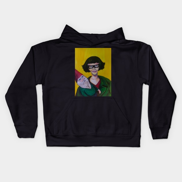 Amelie Kids Hoodie by berrypaint